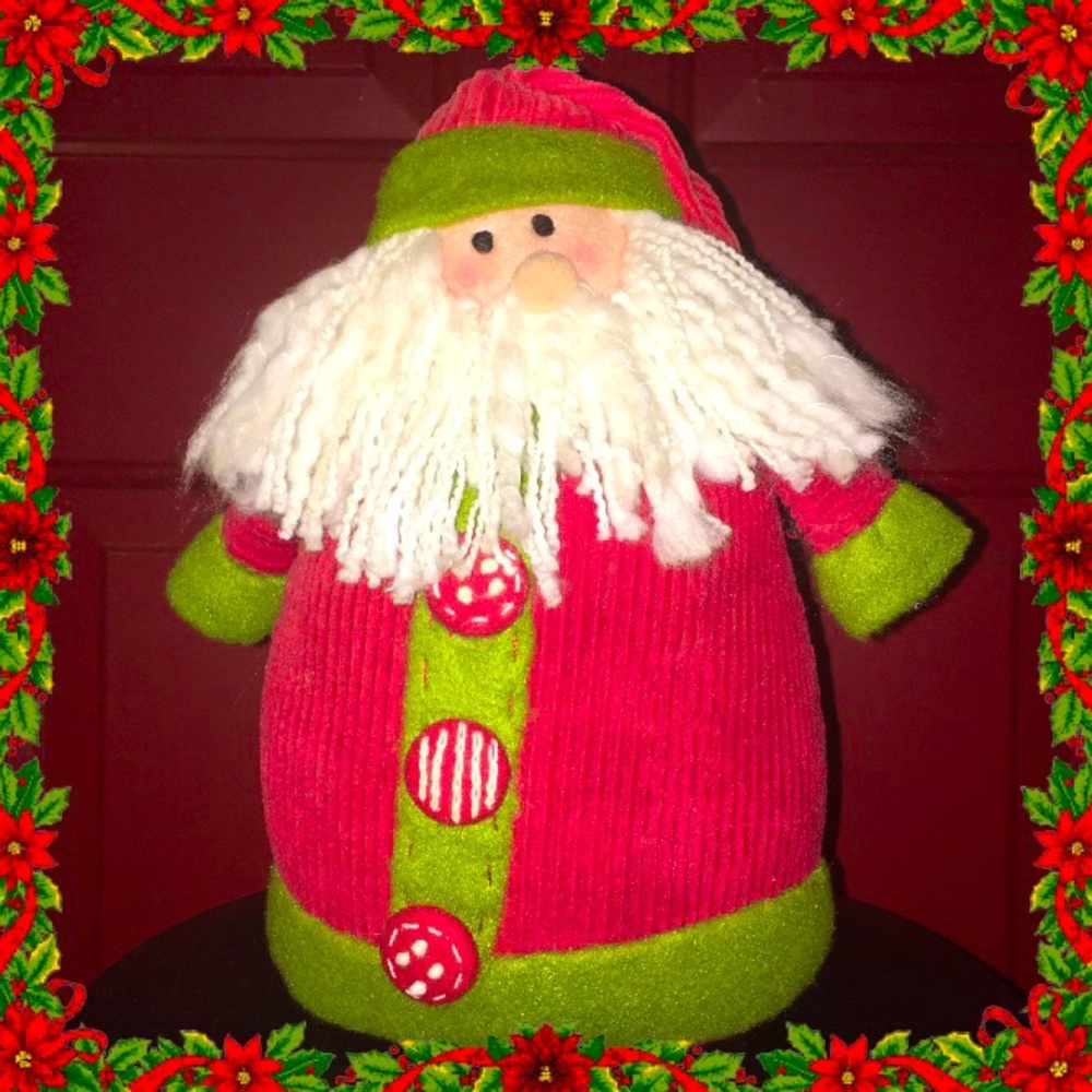 Santa Decoration - Christmas Decoration, Stuffed Santa Claus, St. Nicolas, Gift - Picture 3 of 10